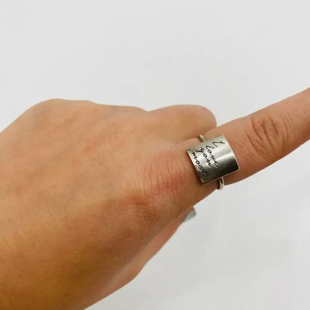 I love you most ring‎